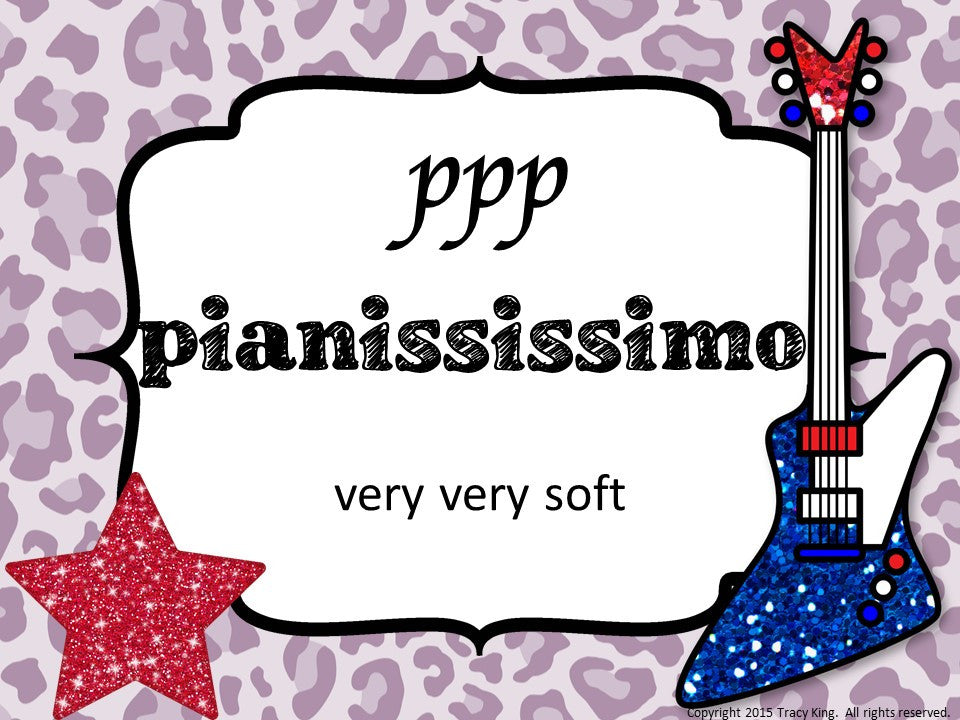 Dynamics Posters – Music Rocks Theme – The Bulletin Board Lady
