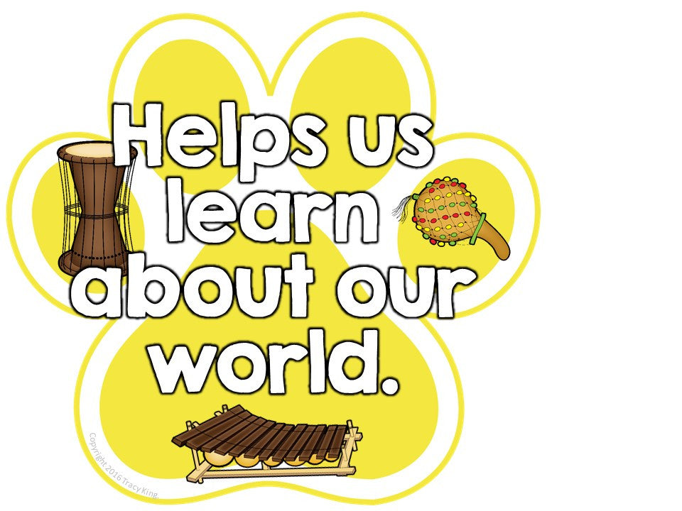 Positive Effects of Music Bulletin Board Paw Print Theme – The Bulletin ...