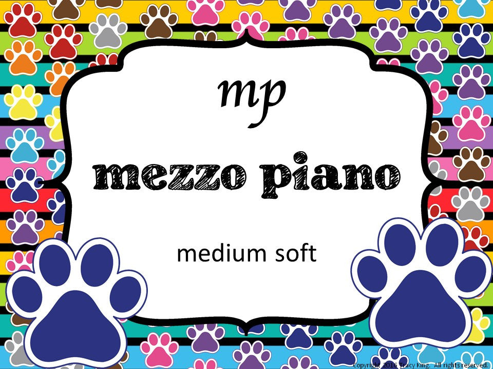 Dynamics Posters Paw Prints Theme – The Bulletin Board Lady