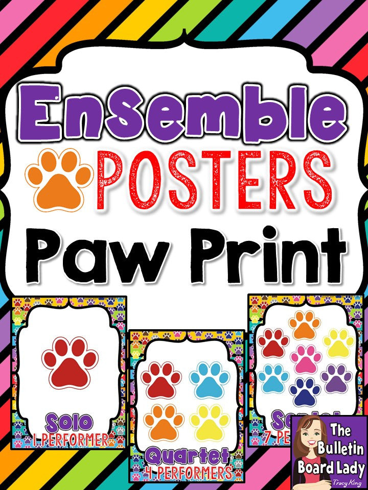 Paw Print Bulletin Board Ideas