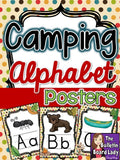 Alphabet Posters Camping Theme