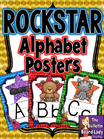Alphabet Posters, Bulletin Boards Classroom Decor