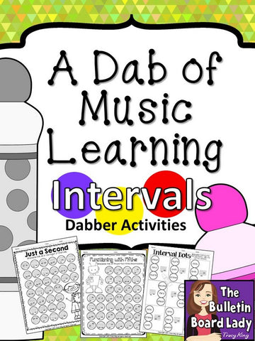 Dabber Activities for Music Class – INTERVALS