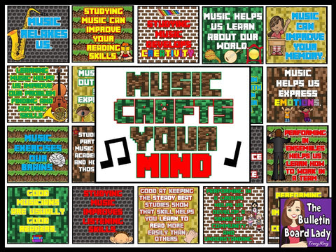 Music Crafts Your Mind Bulletin Board