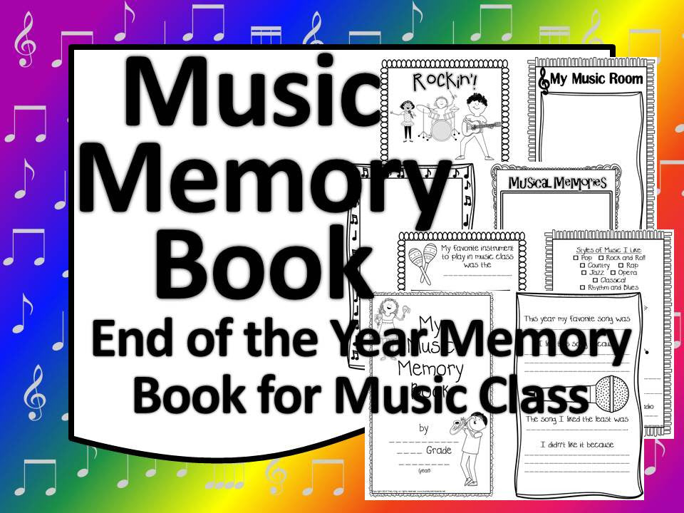 Music Memory Book – The Bulletin Board Lady