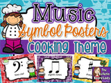 Music Symbol Posters - Cooking Theme