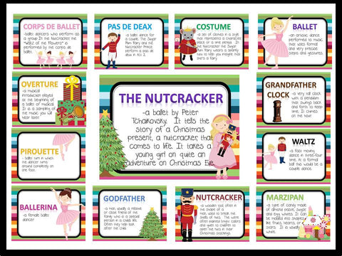 Nutcracker Vocabulary Bulletin Board Kit