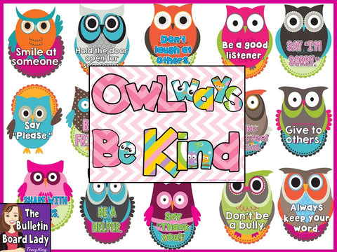 OWLways Be Kind Bulletin Board