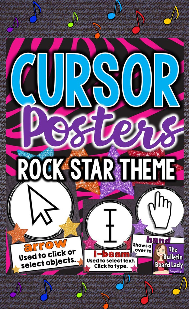 Cursor Cues Posters for Computer Lab Rock Star Theme – The Bulletin ...