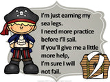 Proficiency Scale - Pirate Theme
