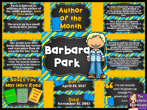 Author of the Month Barbara Park