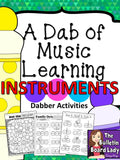 Dabber Activities for Music Class – Instruments