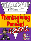 Thanksgiving Pennant "I am Thankful"