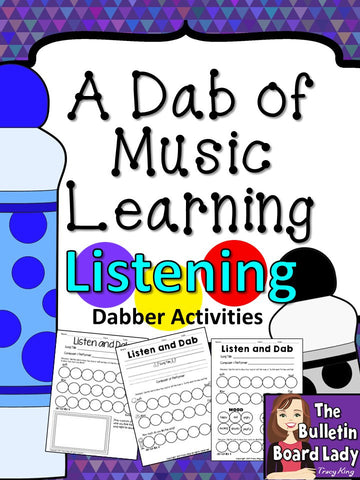 Dabber Activities for Music Class –Listening Journals