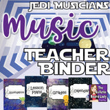 Music Teacher Binder Jedi Musicians