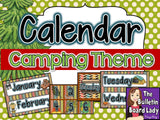 Calendar Set - Camping Theme