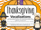 Vocal Explorations / Singing Visual Aids: Thanksgiving