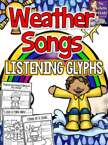 Listening Glyphs for Weather Songs