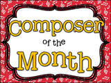 Composer of the Month Johannes Brahms -Bulletin Board and Writing Activities