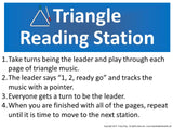 Triangle Rhythm Reading Station