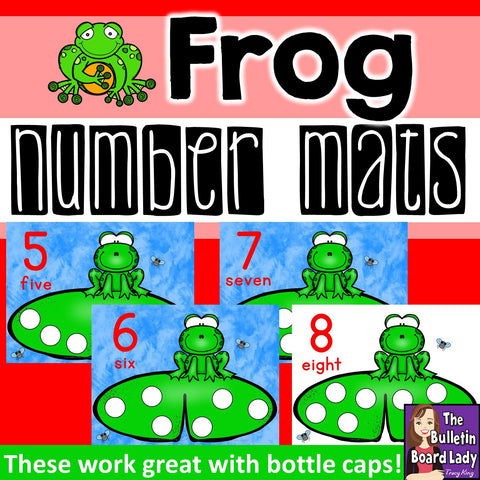 Frog Number Mats
