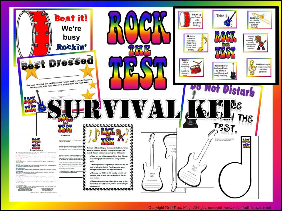 Rock the Test SURVIVAL Kit – The Bulletin Board Lady