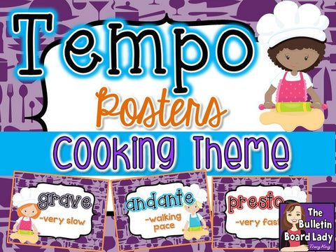Tempo Posters - Cooking Theme